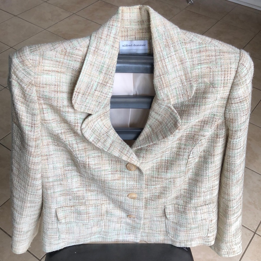 🖤Vintage ALFRED DUNNER PETITE COAT